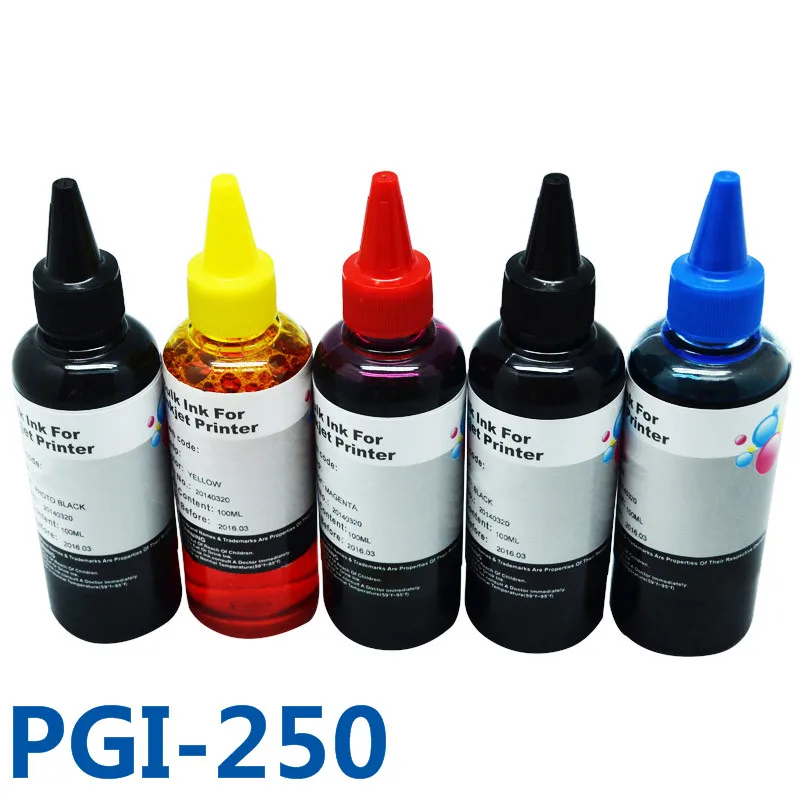 500ml PGI 250XL pgi250 Bulk Ink Refill Ink Kit For Printer For Canon