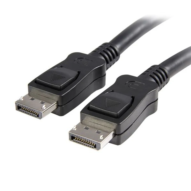 StarTech.com кабель 5 м DisplayPort 4 к HBR2 con Cierre de Seguridad-2x Macho DP, 5 м, DisplayPort, DisplayPort, Macho, Macho
