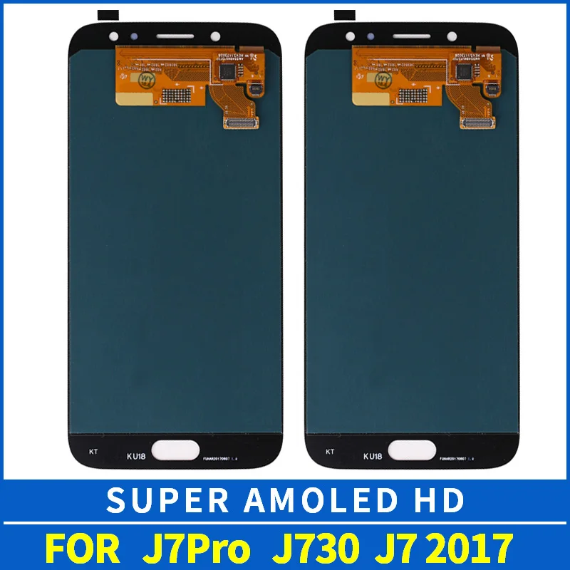 

OEM AMOLED Display J7 Pro for SAMSUNG Galaxy J7 Pro 2017 LCD J730 Display Touch Screen J730F for SAMSUNG J7 Pro Replacement