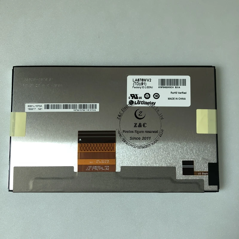 

LA070WV2-TD01 LA070WV2(TD)(01) LA070WV2TD01 Brand New Original 7 inch LCD Display for Car Navigation