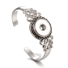 10 шт браслет для женщин 18 мм металлическое украшение с защелкой мужские манжеты ювелирные изделия