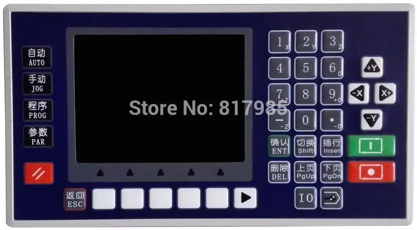 Бесплатная доставка! PLC CNC контроллер системы 4xis diplay экран токарный станок 4 оси 3 5