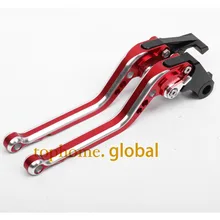 CNC Motorcycles Brake Clutch Levers Regular size Mixed Red&Silver Color For Honda VFR800/F 2002-2003 2004 2005 2006 2007-2014