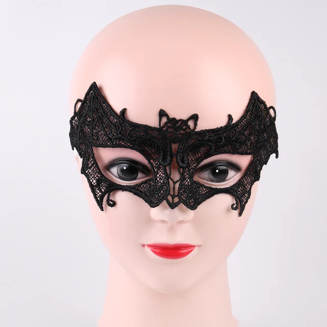 1PCS Fashion Sexy Lace Lady Mask Catwoman Eye Mask For Masquerade Party