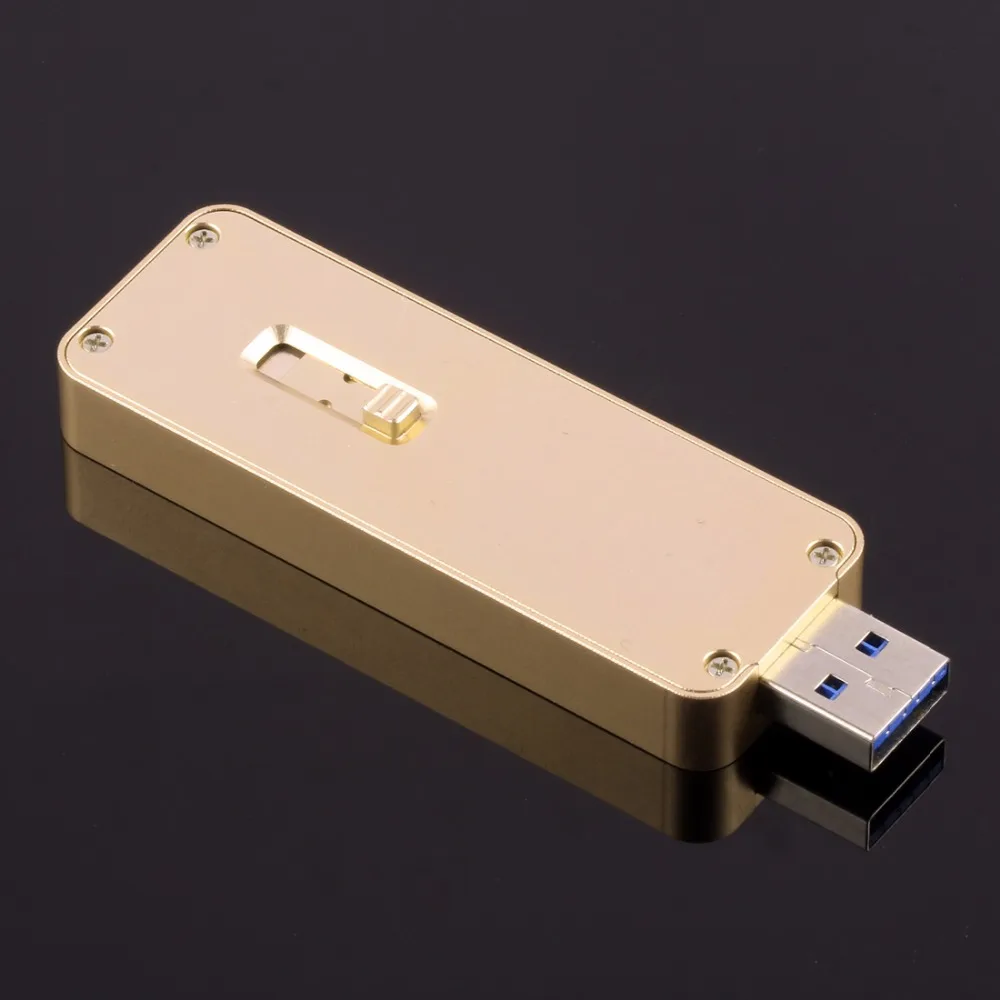 LM-841U USB3.0 TYPE-A TO SATA B-key SSD Enclosure Solid State Drive Hard Disk Adapter USB Enbedded for NGFF 2230/2242 Q19900/2