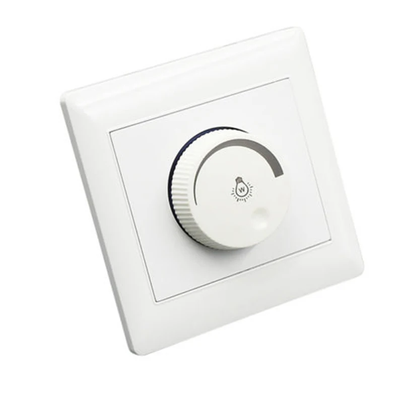 

LED Dimmer Double Light Switch For Dimmable Lighting White 220V-250V Household