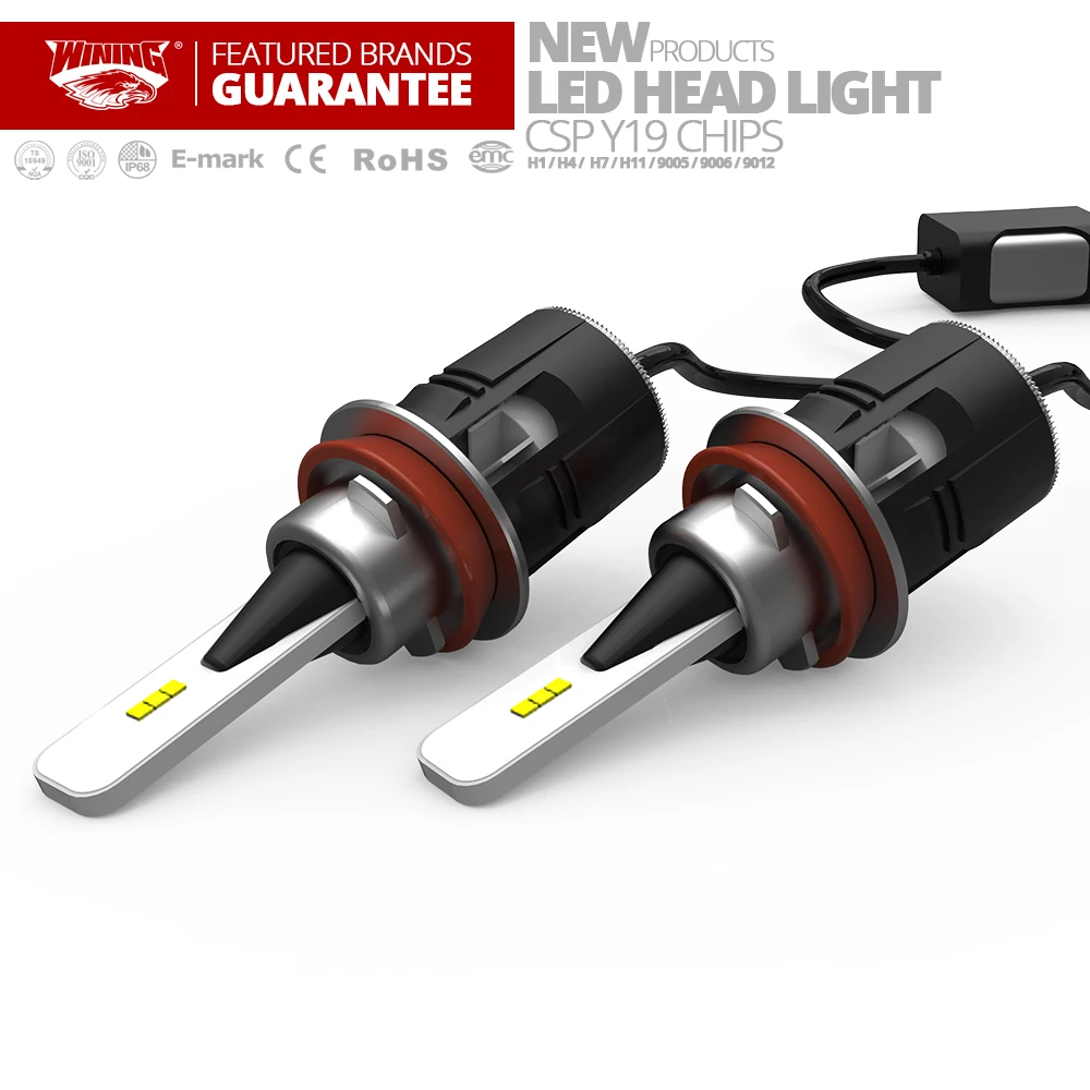 

Freeshipping NEW Upgrade Car LED headlight bulbs H7 Auto Headlamp DC 12V 24V super bright led car light Bulb H1 H4 H7 H11 6500K