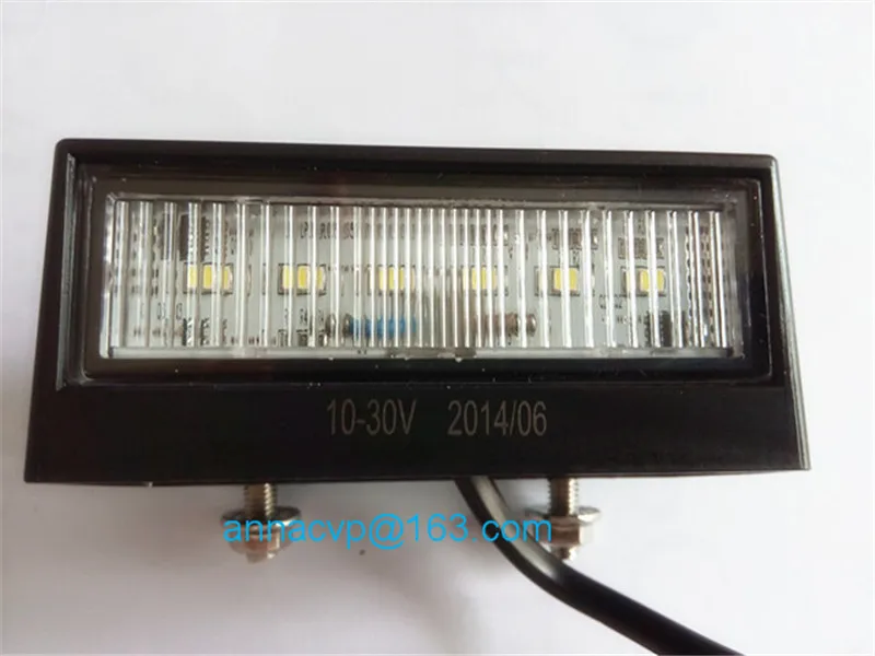 trailer number plate light lamp 1