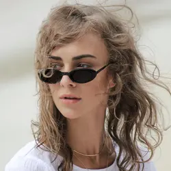 Max Glasiz 2018 новые модные солнцезащитные очки Уникальные популярные маленький кадр очки Дамы бренд Дизайн овальные очки