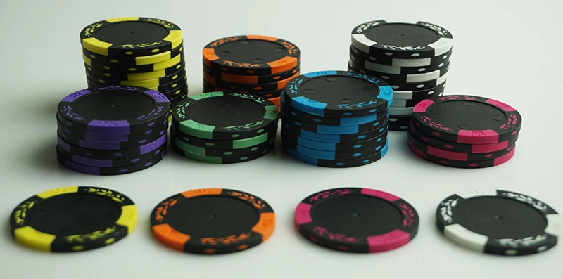 Goodeasy/Флуоресцентный Техасский Холдем фишки для покера таможенные фишки для покера внутренние металлические монеты Caisno анти-поддельные