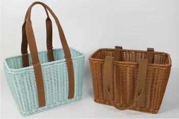 

2019 new handmade hand-woven summer must enter the square large capacity wild shoulder shopping beach bag ladies bag