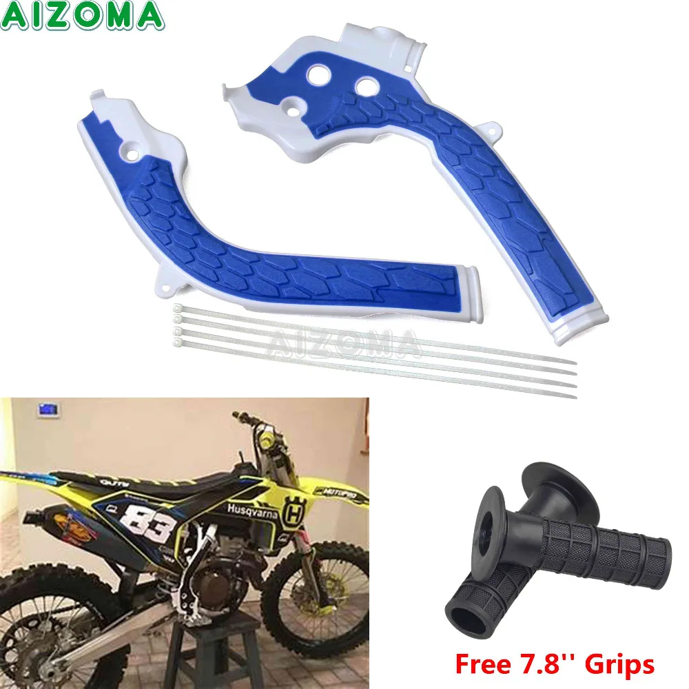 

Enduro Motocross X-Grip Frame Guard Protection Cover For KTM Husqvarna TX300 2017 TE TC FE FC 125 250 300 350 450 500 2016-2018
