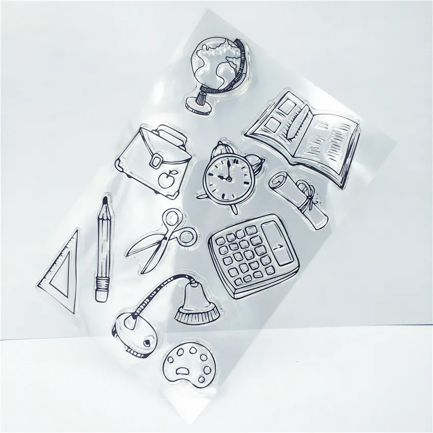 

Wholesale Transparent Clear Stamps Desk household Silicone Seals Roller Stamp DIY scrapbooking photo album/Card Making