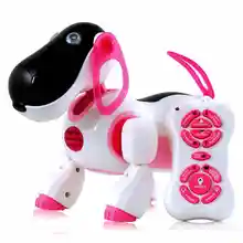 Умная развивающая игрушка, пульт дистанционного управления, электронная собака, электрическая, для интеллектуального робота, игрушка, готовая к работе, модель животного, студенческий подарок, кино, ТВ