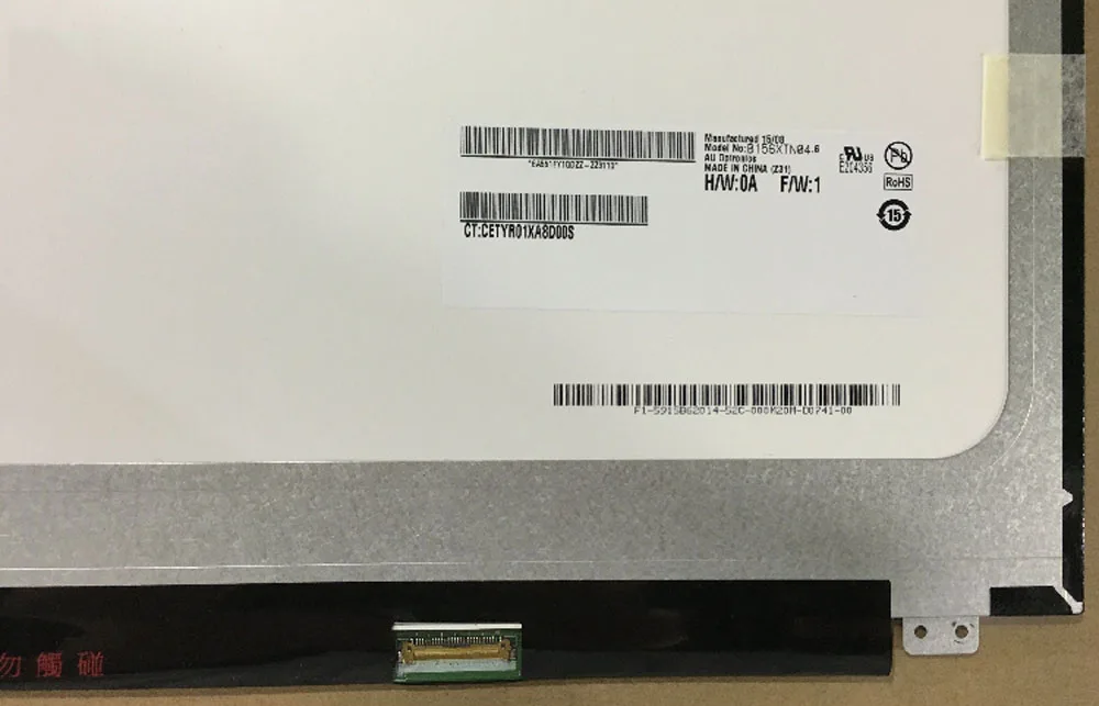 

B156XTN04.6 B156XTN046 LED Display Matrix for laptop 15.6" 1366X768 HD 30Pin Matte Replacement LCD Screen
