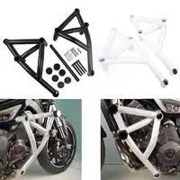 สีดำ Stunt กรง Engine Guard Crash สำหรับ 2014 2015 2016 Yamaha MT FZ 09 Tracer MT-09 FZ-09 MT09 FZ09