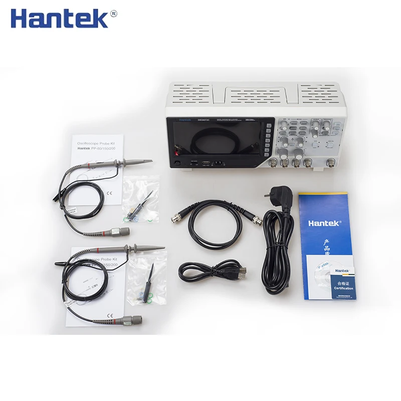 Цифровой осциллограф Hantek DSO4072C 2 канала 70 МГц 1 канал генератор