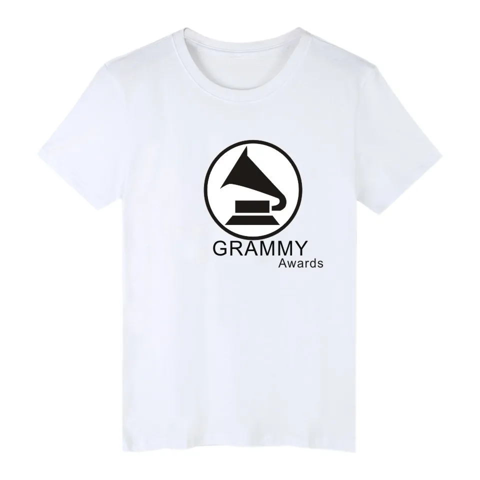 LUCKYFRIDAYF Grammy Awards футболка с коротким рукавом мужская повседневная новым логотипом