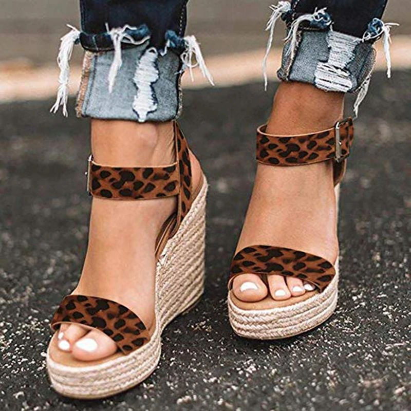 

Summer Ultra High Wedges Heel Sandals Fashion Open Toe Platform Elevator Women Sandals Shoes Plus Size Pumps 2019