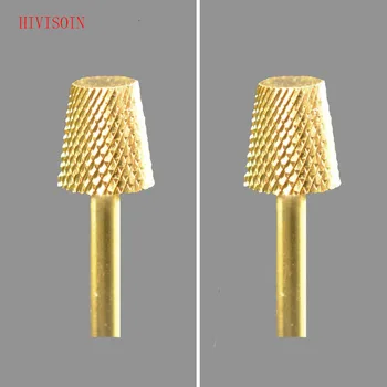 

Gold Tapered Backfill Bit - HIVISOIN Carbide Nail Drill Bit - F