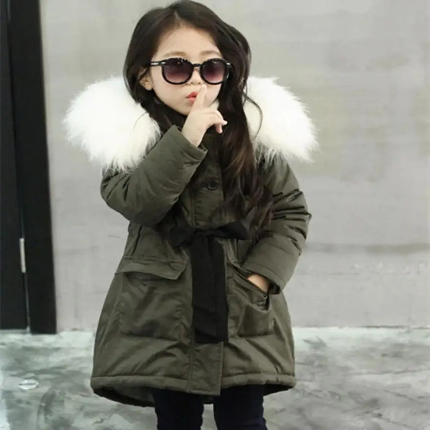 Зимнее пальто для маленьких девочек, Новое Модное детское пальто, плотное пальто для мальчиков и девочек, стеганая зимняя куртка, одежда