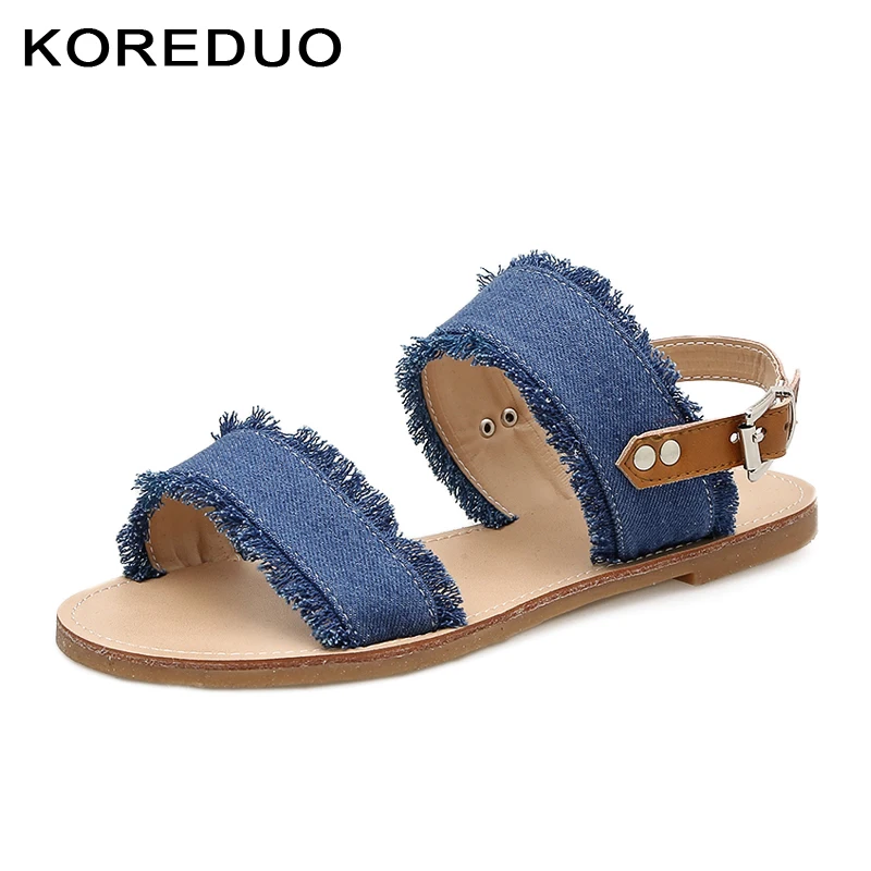 denim summer shoes