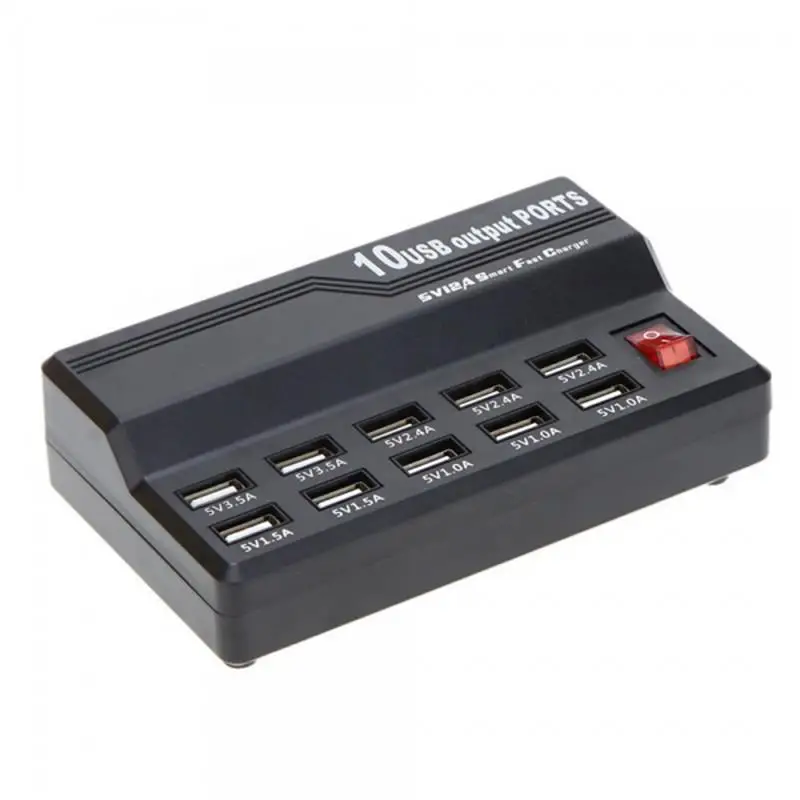 Розетка удлинитель настенная 60 Вт 10 портов|charger ac|wall chargerac power |