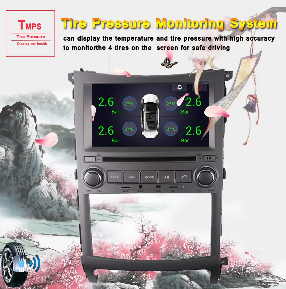 Flash Deal 4G RAM Octa Android 9.0 Car DVD GPS radio Navigation for Hyundai Veracruz ix55 2006-2012-2017 with 3/4G wifi DVR OBD Headunit 14