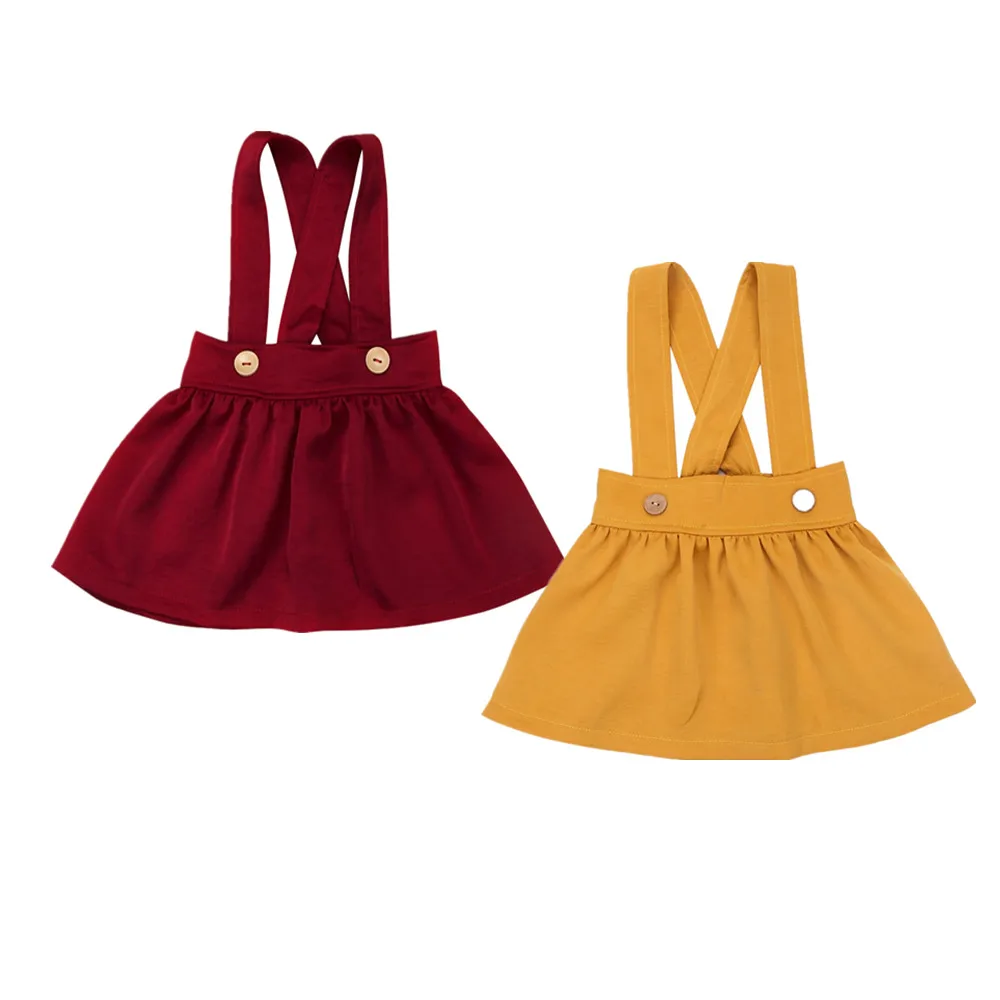 Buy 2018 Toddler Infant Kids Baby Girl Suspender Skirt