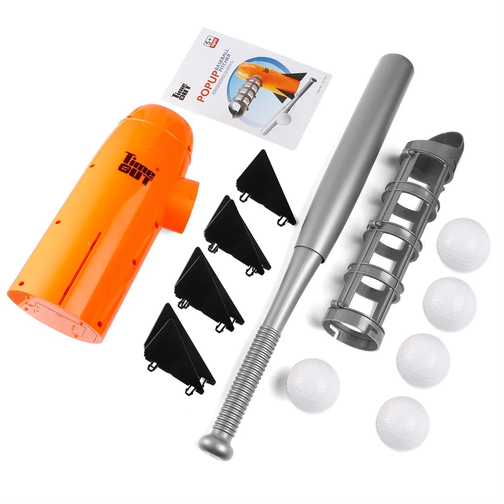 

Portable Funny Baseball Automatic Pitching Machine Launching Serving Machine Battery Version for Home Outdoor Exercise