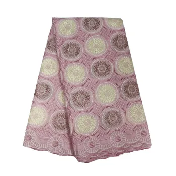 

Nigeria African Party Fashion Pink Swiss Voile Cotton Lace Fabric In Switzerland X545-4