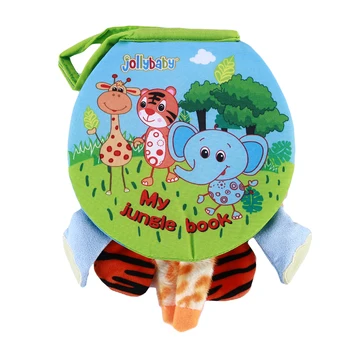 

Cute Cartoon Animal Foot Story Cloth Book Animal Cognition Early Learning Education Quiet Books Toy For Baby