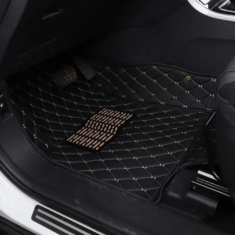 

car floor mat carpet mats for vw polo 6r 9n sedan sagitar tiguan L passat b5 b5.5 b6 b7 b8 cc Magotan 2018 2017 2016 2015 2014