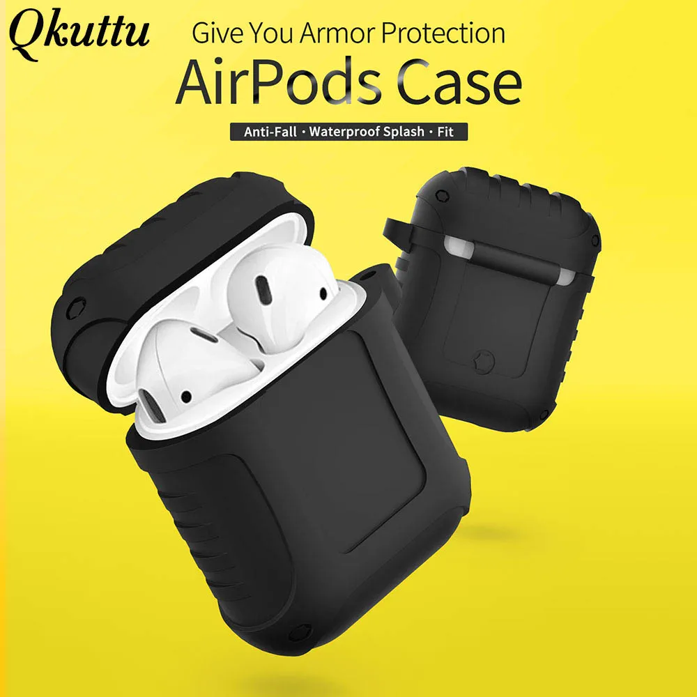 Silicone Earphone Case For Apple AirPods Case Skin Cover Shock Proof
