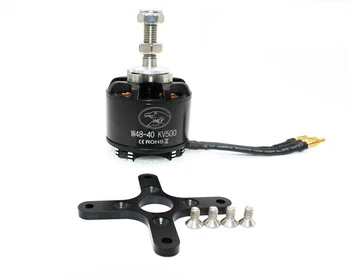

1PC HLY W4840(4120) 24N22P Brushless Motor KV400 KV450 KV500 6S Multi-slot Pole Outer Rotor with Parts for RC Fixed Wing