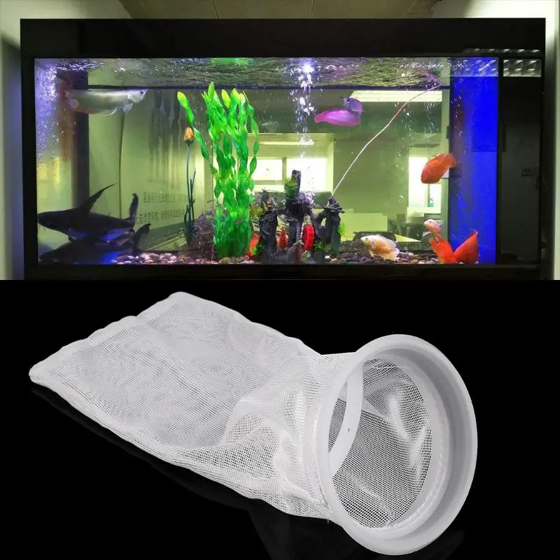 

Aquarium Filter Sump Sock Mesh Net Bag Replacement Filter Bags Fish Tank Accessories Aquarium Filters Supplies White