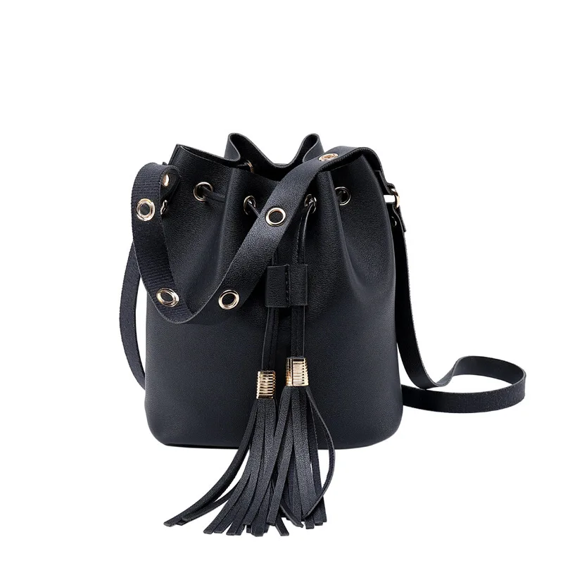 

2019 More Function Portable Bucket Take Bring Shuangliu Su Pure Color Joker Single Shoulder Package China Versatile Solid Casual
