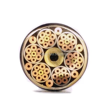 

9mm Diameter DIY Knife Shank Mosaics Pin Rivets 9cm Length Nail Brass Tube+steel Tube #905