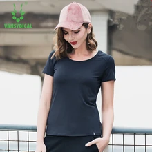 Для женщин Сухой Быстрый бег футболки Sexy дышащий Йога рубашки Топы Тонкий Фитнес бег спортивные футболки