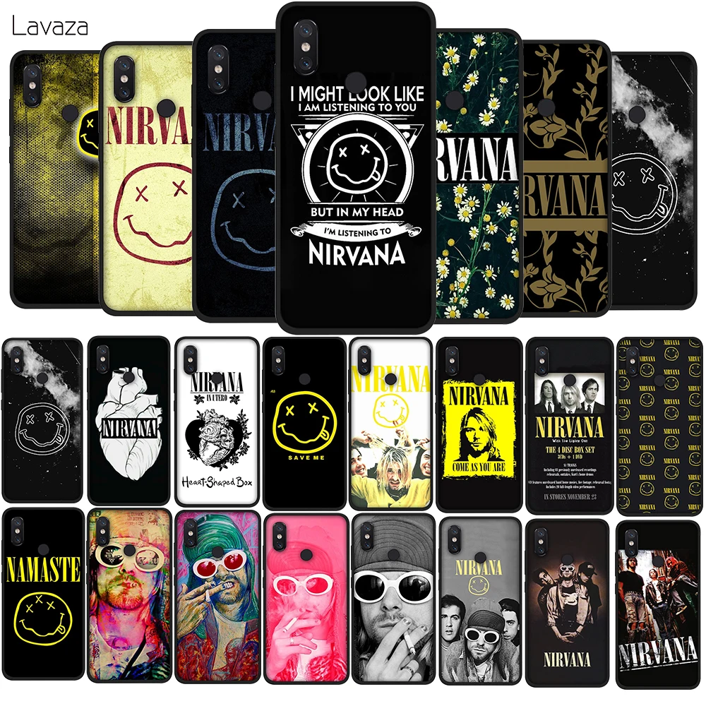 

Lavaza Nirvana Band Soft TPU Case for Xiaomi Redmi Note 5 6 7 Pro for Redmi 5A 6A S2 5 Plus Silicone Cover