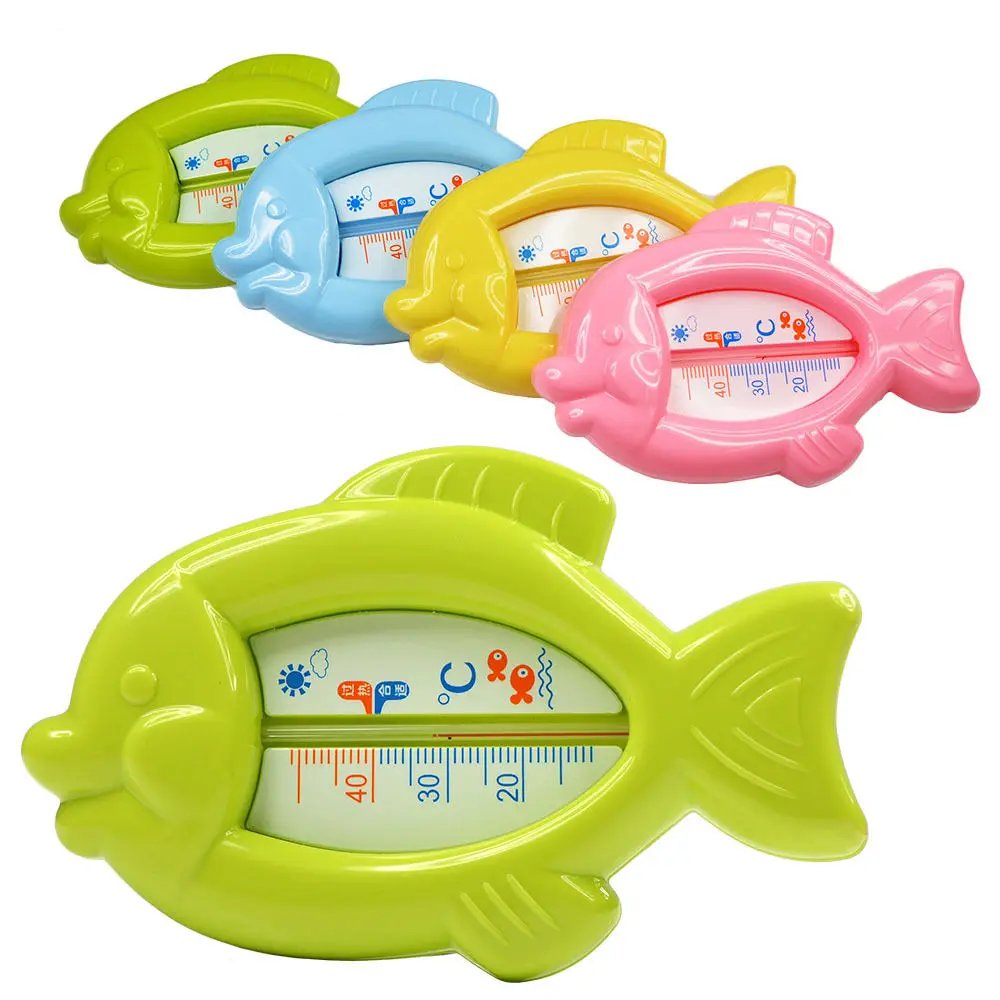 

High Quality Baby Floating Fish Water Thermometer Plastic Float Bath Toy Tub Sensor 10-50C W20re
