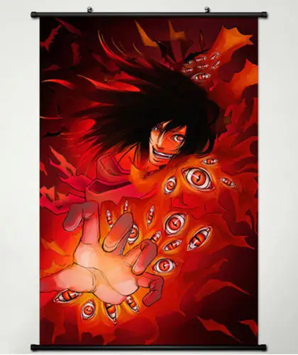 Стена прокрутки постер ткань живопись для аниме Хеллсинг Алукард 009 | Дом и сад