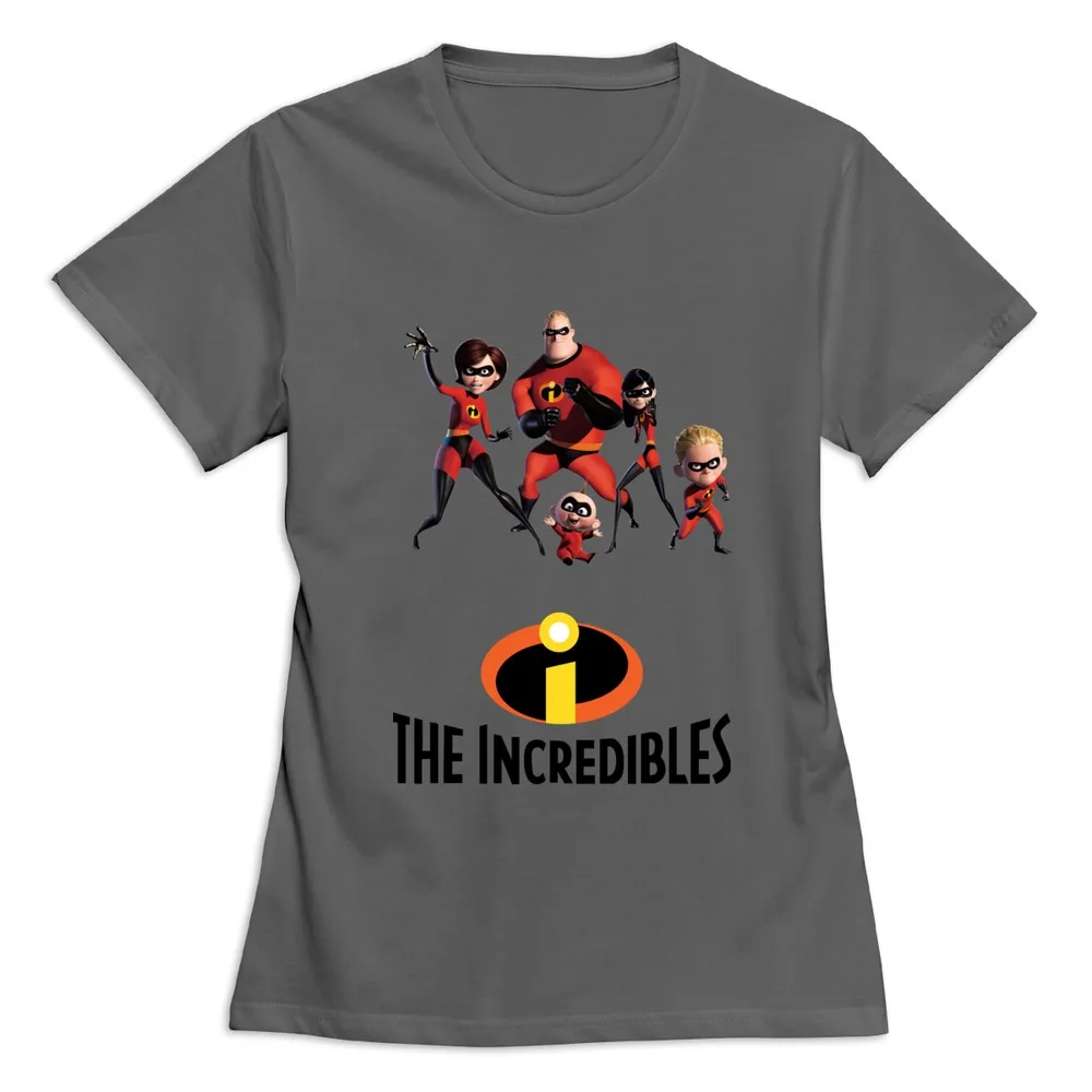 Los increíbles 2 logo camiseta para mujeres O cuello