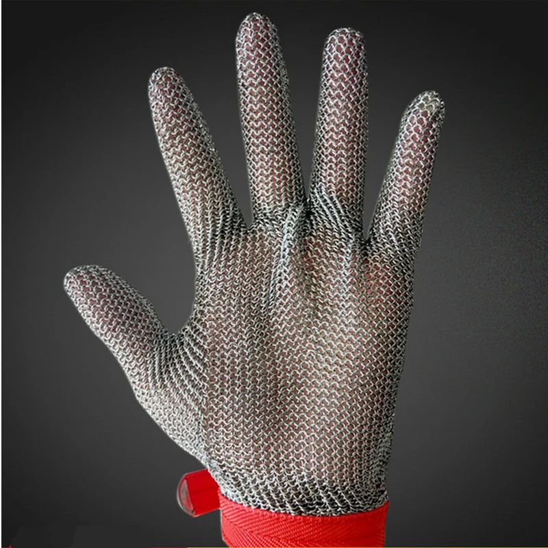 Safety Cut Proof Stab Resistant Work Gloves Stainless Steel Wire Safety Gloves Cut Metal Mesh Butcher Anti-cutting Work Gloves Safety Cut Proof Stab Resistant Work Gloves Stainless Steel Wire Safety Gloves Cut Metal Mesh Butcher Anti-cutting Work Gloves