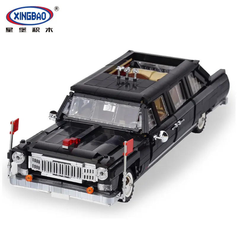 XingBao 03003 2327 шт. из натуральной кожи новые творческие MOC дизайн серии HongQi мастер автомобиля набор строительных блоков Кирпичи игрушки модель