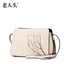 LAORENTOU new genuine leather bag brand fashion small bag Superior cowhide leather Casual women shoulder messenger bag