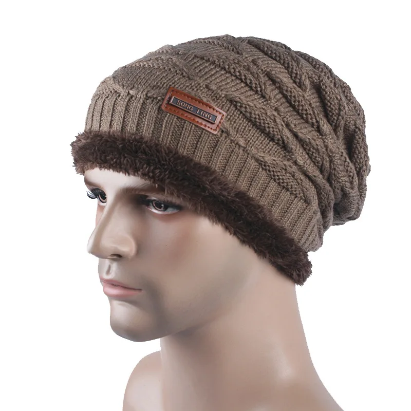 

Men Beanies Knit Winter Hats For Men Women Beanie Men's Winter Hat Caps Skullies Bonnet Outdoor Ski Sports Warm Baggy Cap