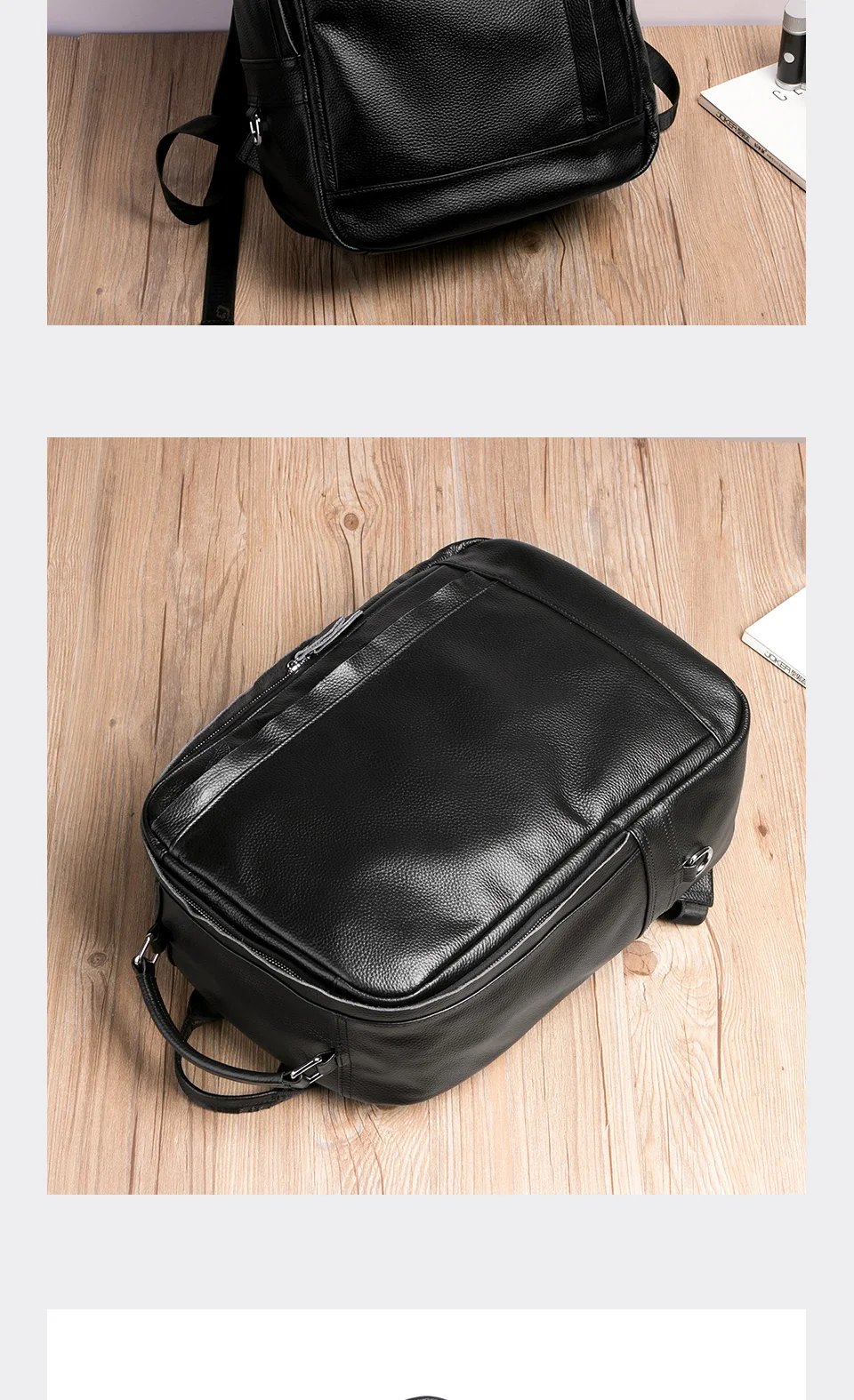 Мужской рюкзак из натуральной кожи, сумка для путешествий, модный тренд, Молодежный кожаный рюкзак для отдыха, простая мужская сумка для компьютера, рюкзак