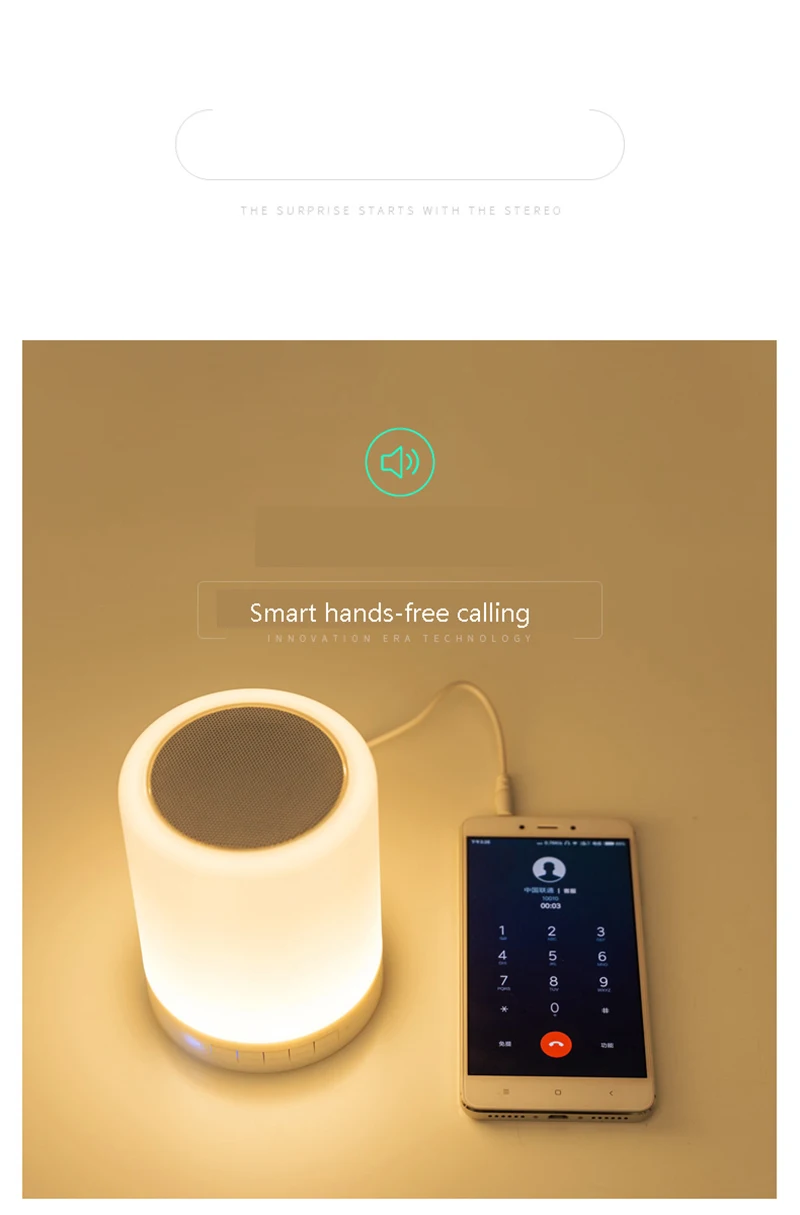 Светодиодный ночник с Bluetooth Сенсорная лампа для чтения управление смартфоном