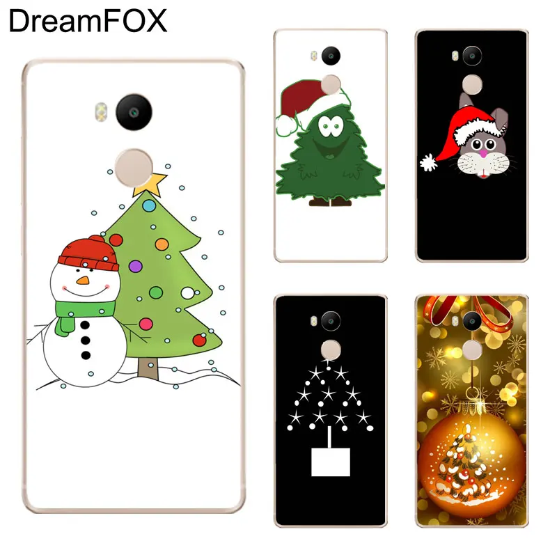 DREAMFOX K049 елочные Мягкие TPU силиконовый чехол для Xiaomi Redmi Note 3 4 5 плюс S 4A 4X 5A Pro